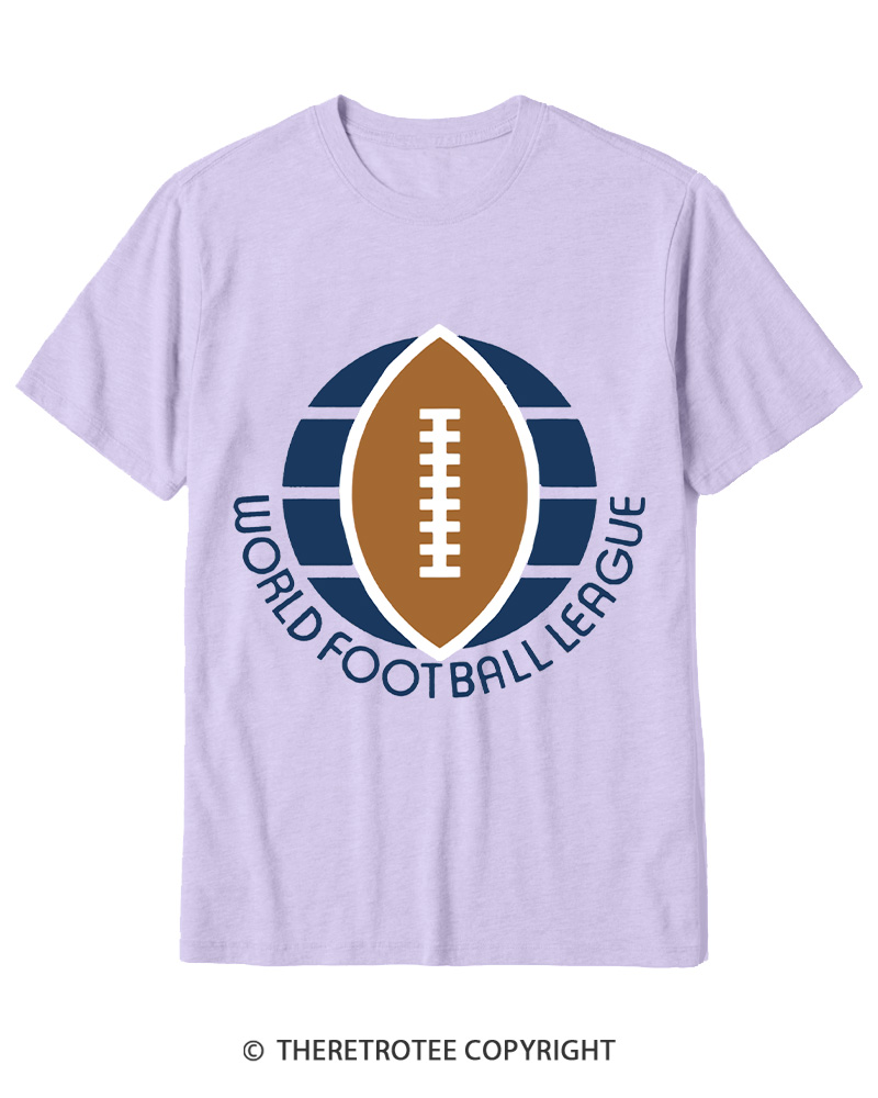 TheRetroTee 1974 WFL Logo 1970s Cotton T-Shirt