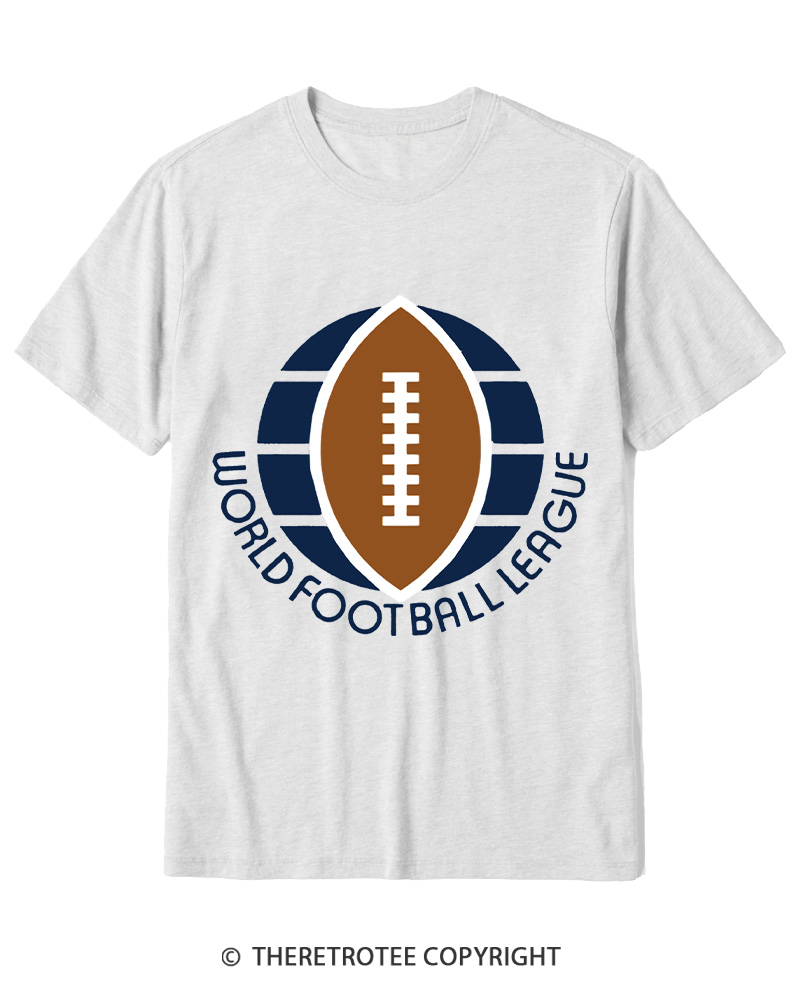 TheRetroTee 1974 WFL Logo 1970s Cotton T-Shirt