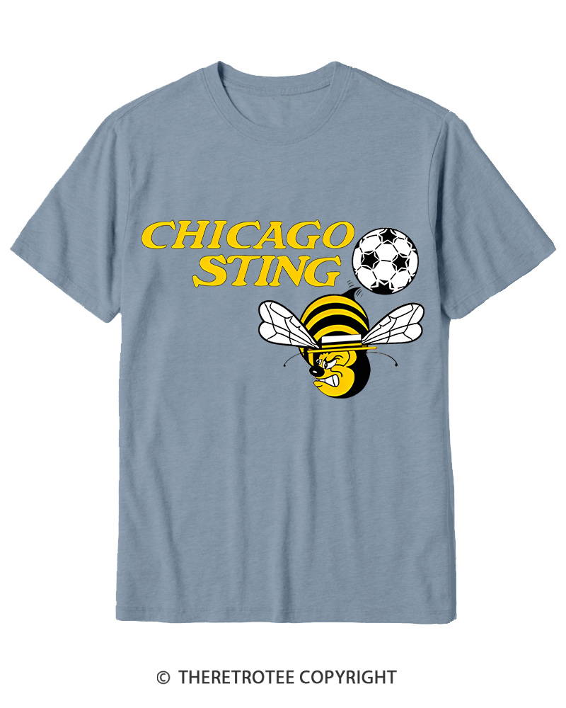 TheRetroTee 1970s Chicago Sting Cotton T-Shirt