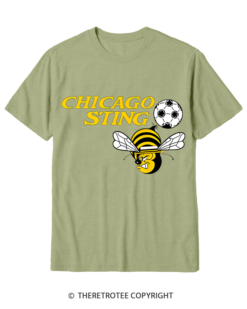 TheRetroTee 1970s Chicago Sting Cotton T-Shirt
