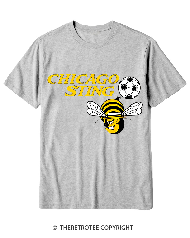 TheRetroTee 1970s Chicago Sting Cotton T-Shirt