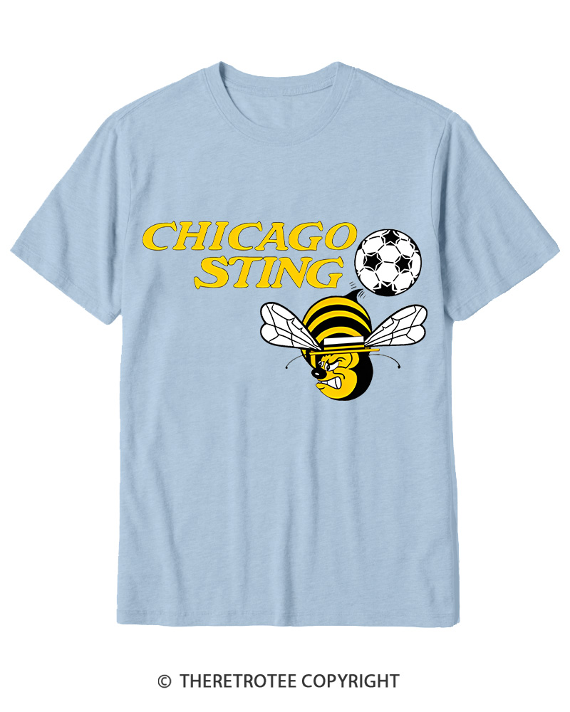 TheRetroTee 1970s Chicago Sting Cotton T-Shirt