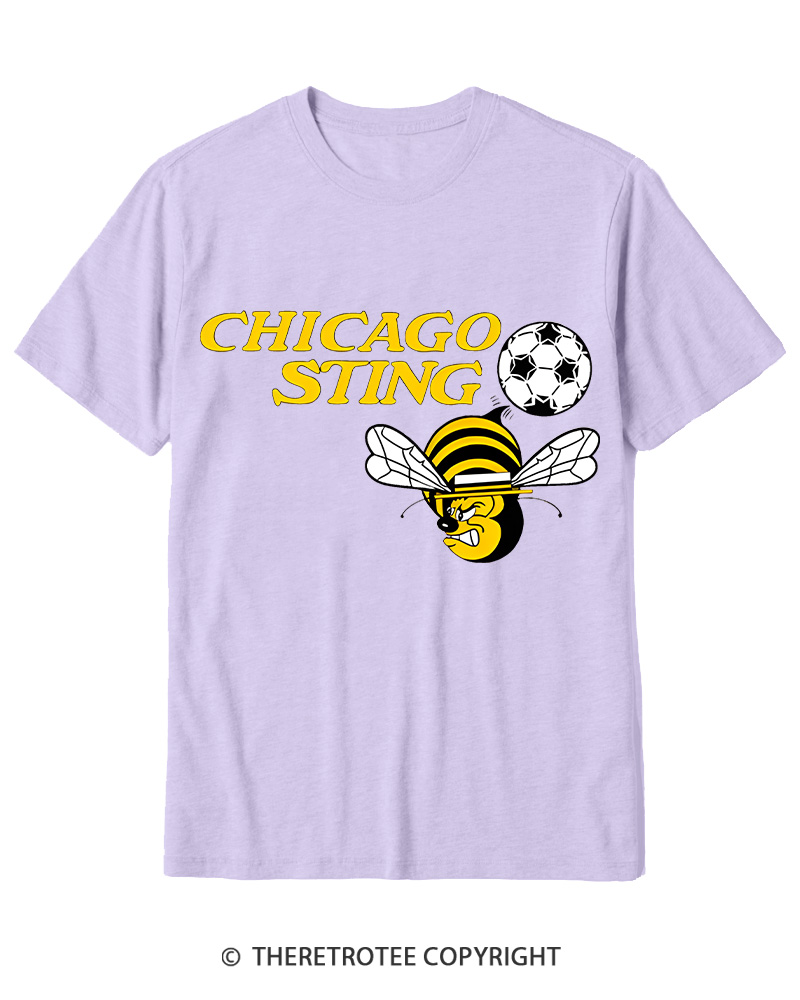 TheRetroTee 1970s Chicago Sting Cotton T-Shirt