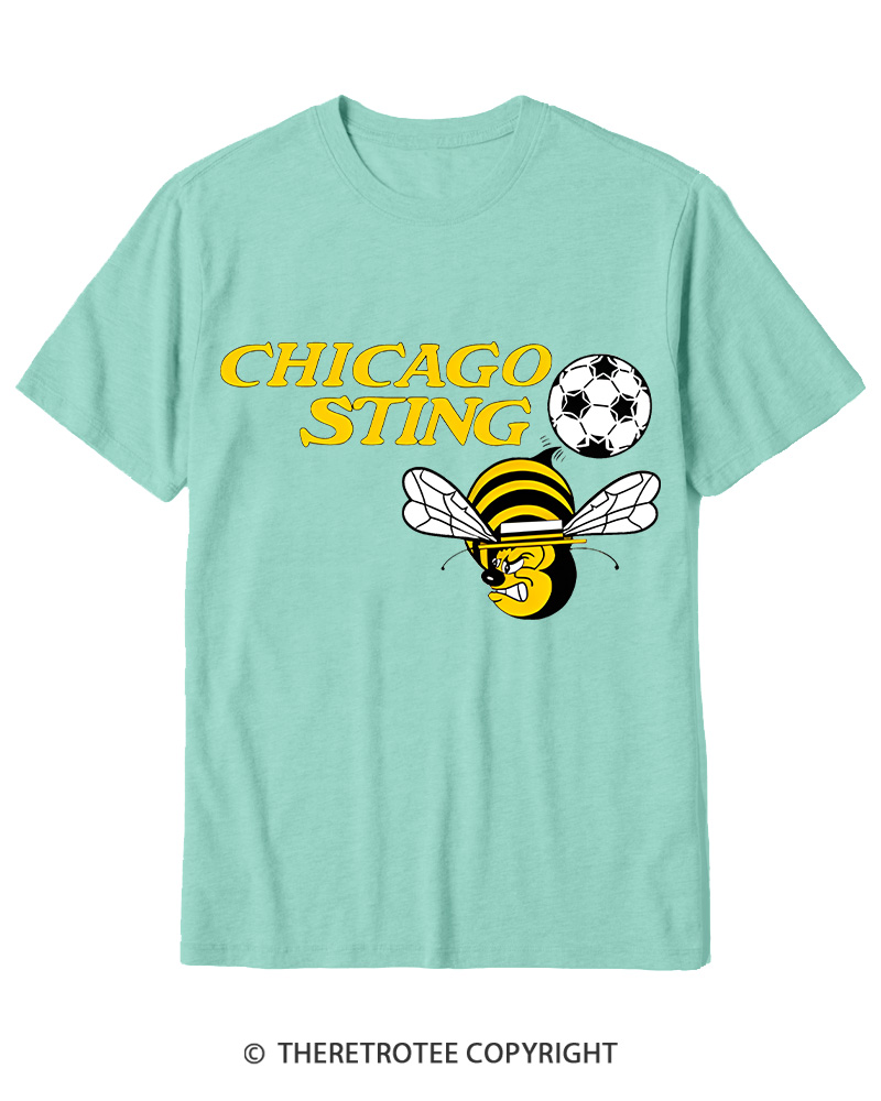 TheRetroTee 1970s Chicago Sting Cotton T-Shirt