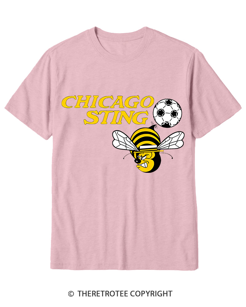 TheRetroTee 1970s Chicago Sting Cotton T-Shirt