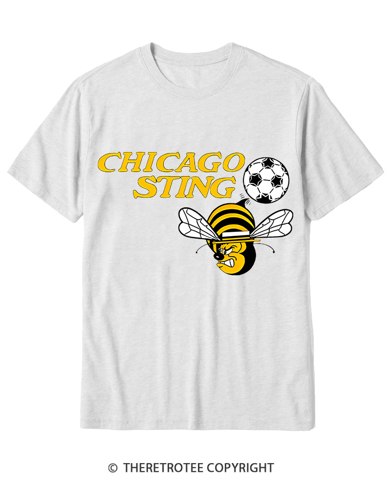 TheRetroTee 1970s Chicago Sting Cotton T-Shirt