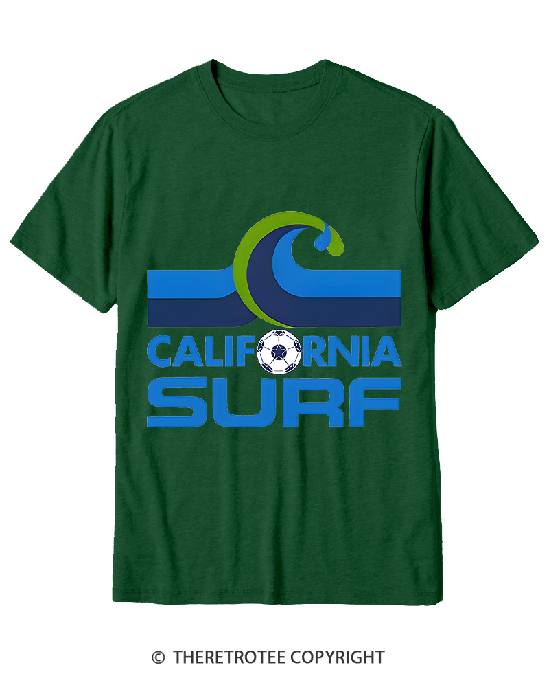 TheRetroTee 1978 California Surf 1970s Cotton T-Shirt