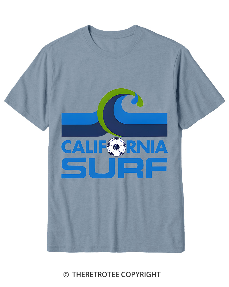 TheRetroTee 1978 California Surf 1970s Cotton T-Shirt