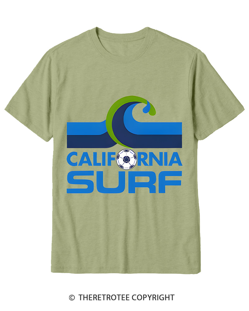 TheRetroTee 1978 California Surf 1970s Cotton T-Shirt