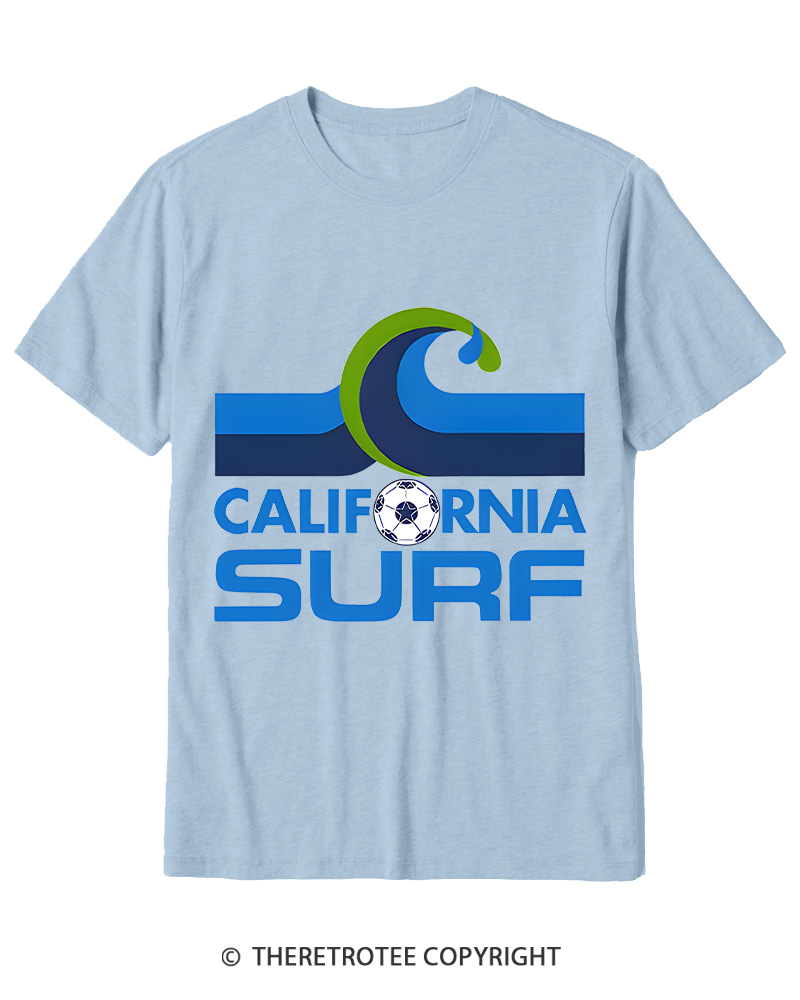 TheRetroTee 1978 California Surf 1970s Cotton T-Shirt