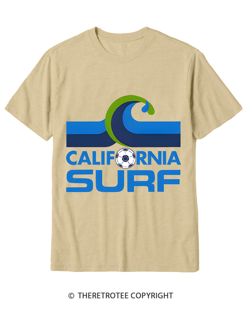 TheRetroTee 1978 California Surf 1970s Cotton T-Shirt