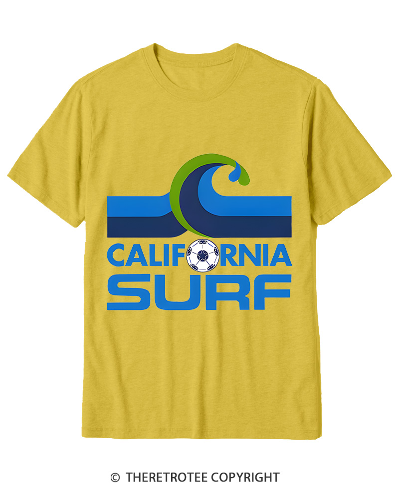 TheRetroTee 1978 California Surf 1970s Cotton T-Shirt