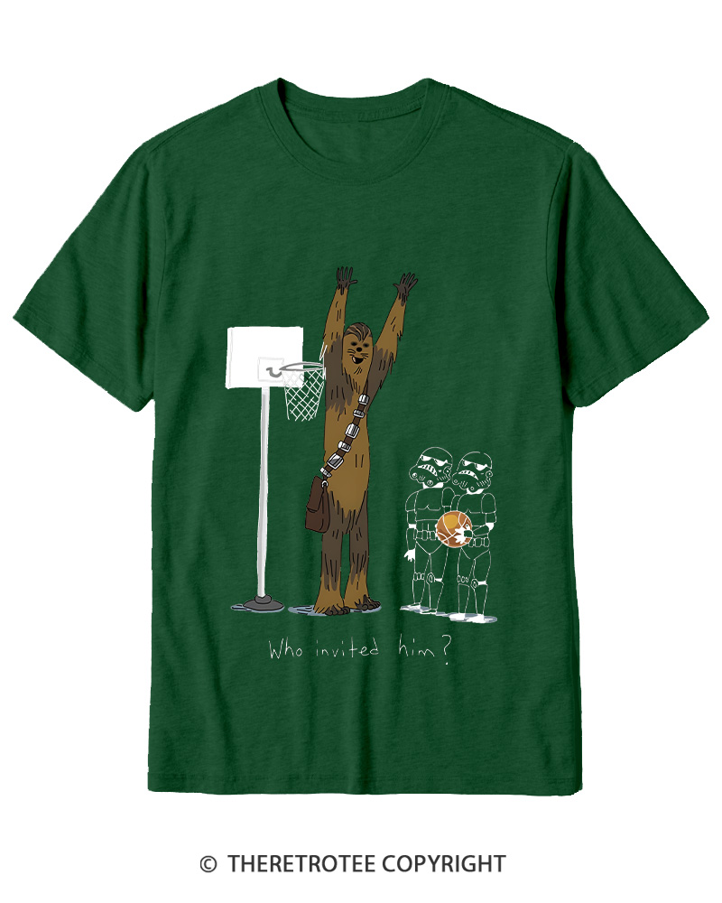 TheRetroTee Who Invited Him 1970s Cotton T-Shirt