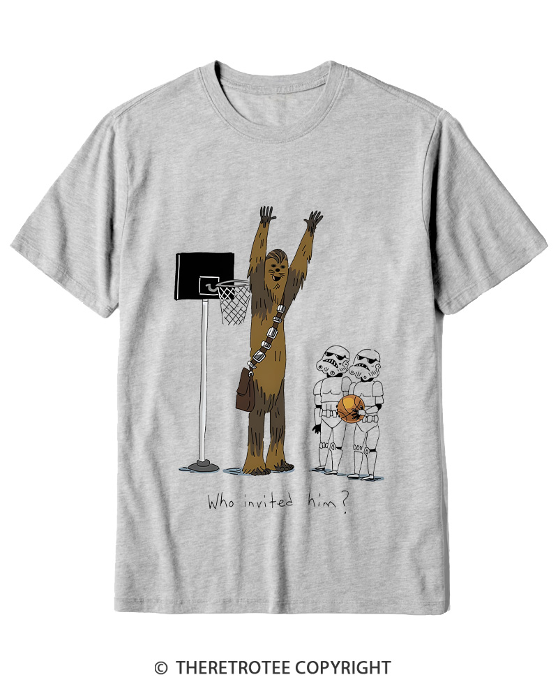 TheRetroTee Who Invited Him 1970s Cotton T-Shirt