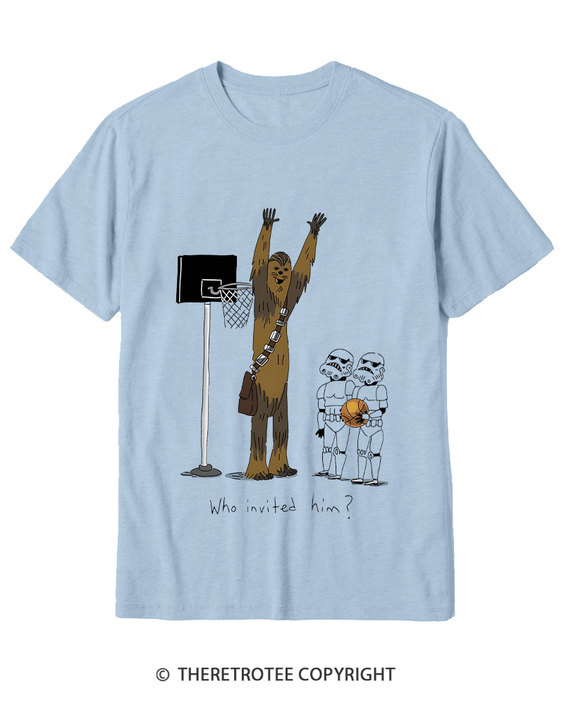 TheRetroTee Who Invited Him 1970s Cotton T-Shirt