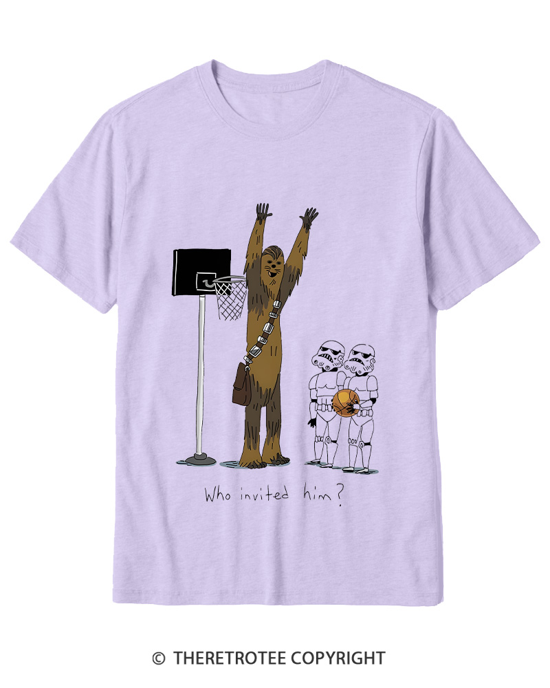 TheRetroTee Who Invited Him 1970s Cotton T-Shirt