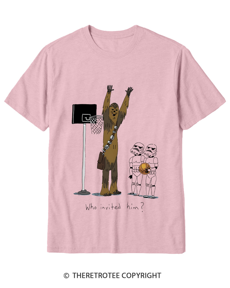 TheRetroTee Who Invited Him 1970s Cotton T-Shirt