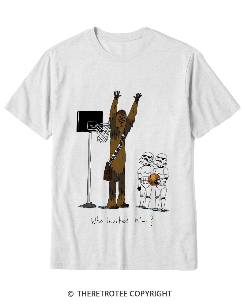 TheRetroTee Who Invited Him 1970s Cotton T-Shirt