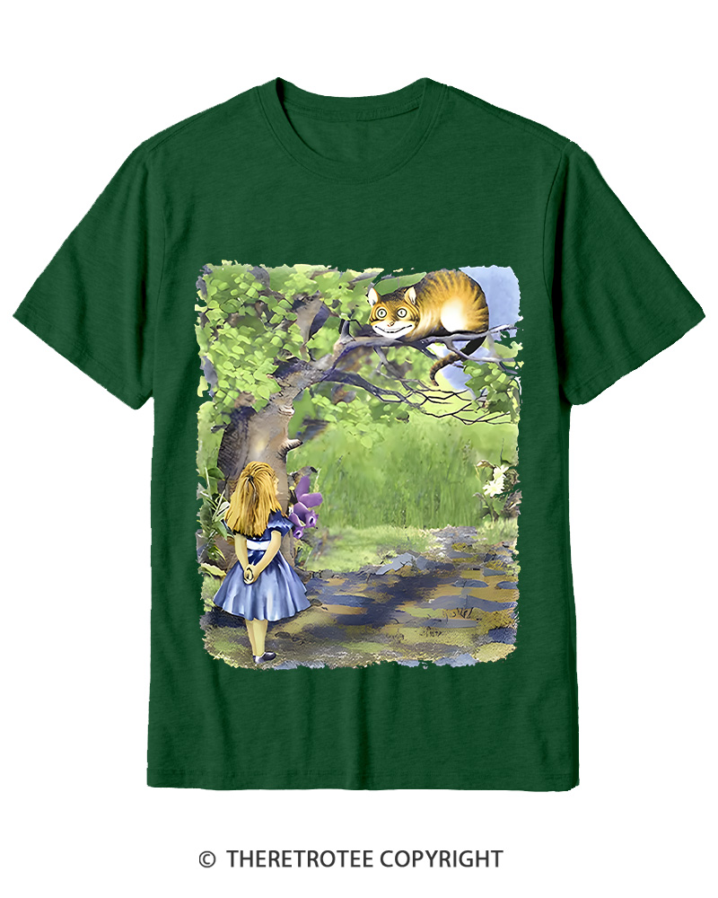 TheRetroTee Down the Rabbit Hole Cotton T-Shirt