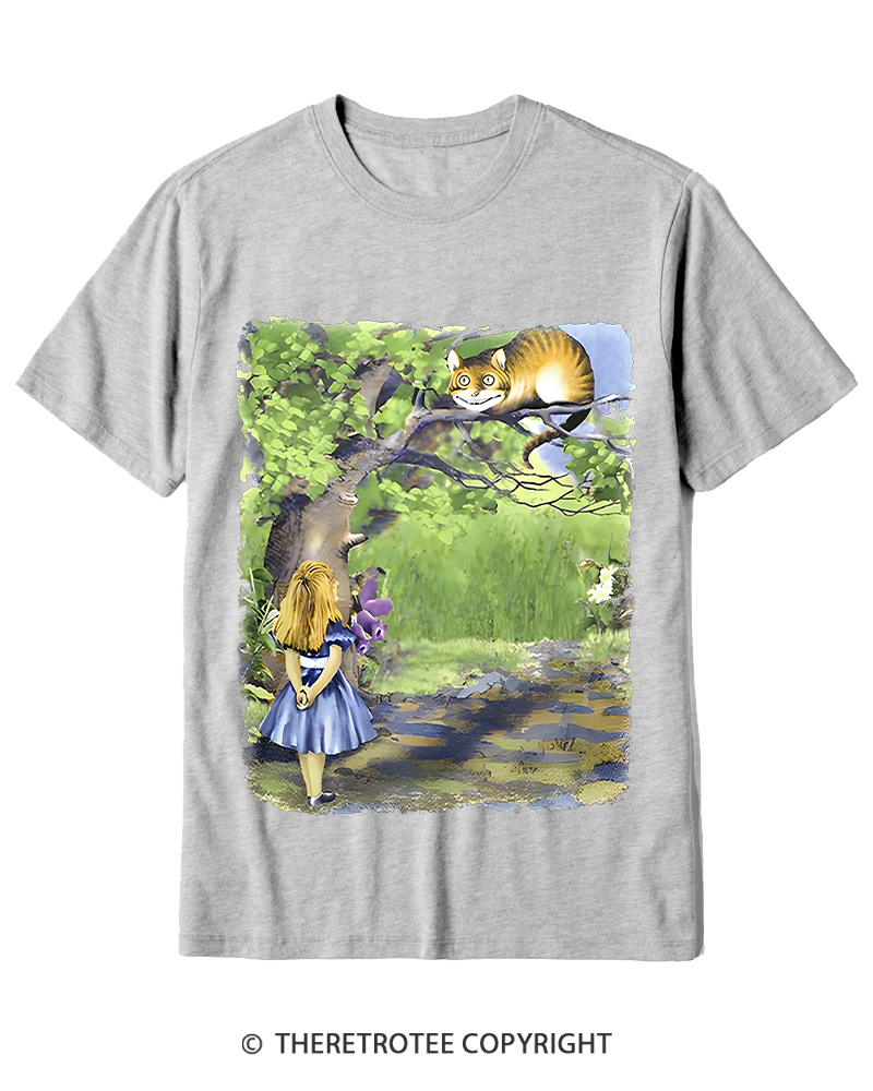 TheRetroTee Down the Rabbit Hole Cotton T-Shirt