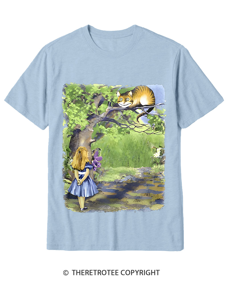 TheRetroTee Down the Rabbit Hole Cotton T-Shirt