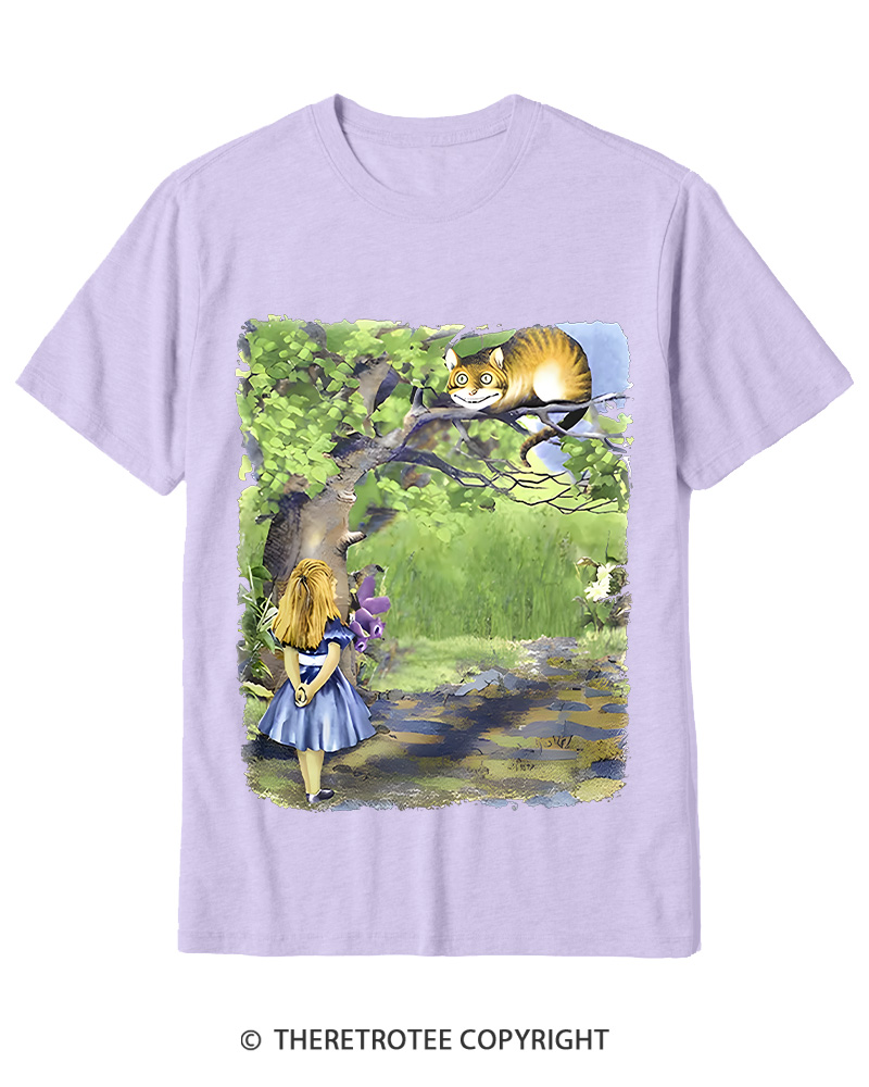 TheRetroTee Down the Rabbit Hole Cotton T-Shirt