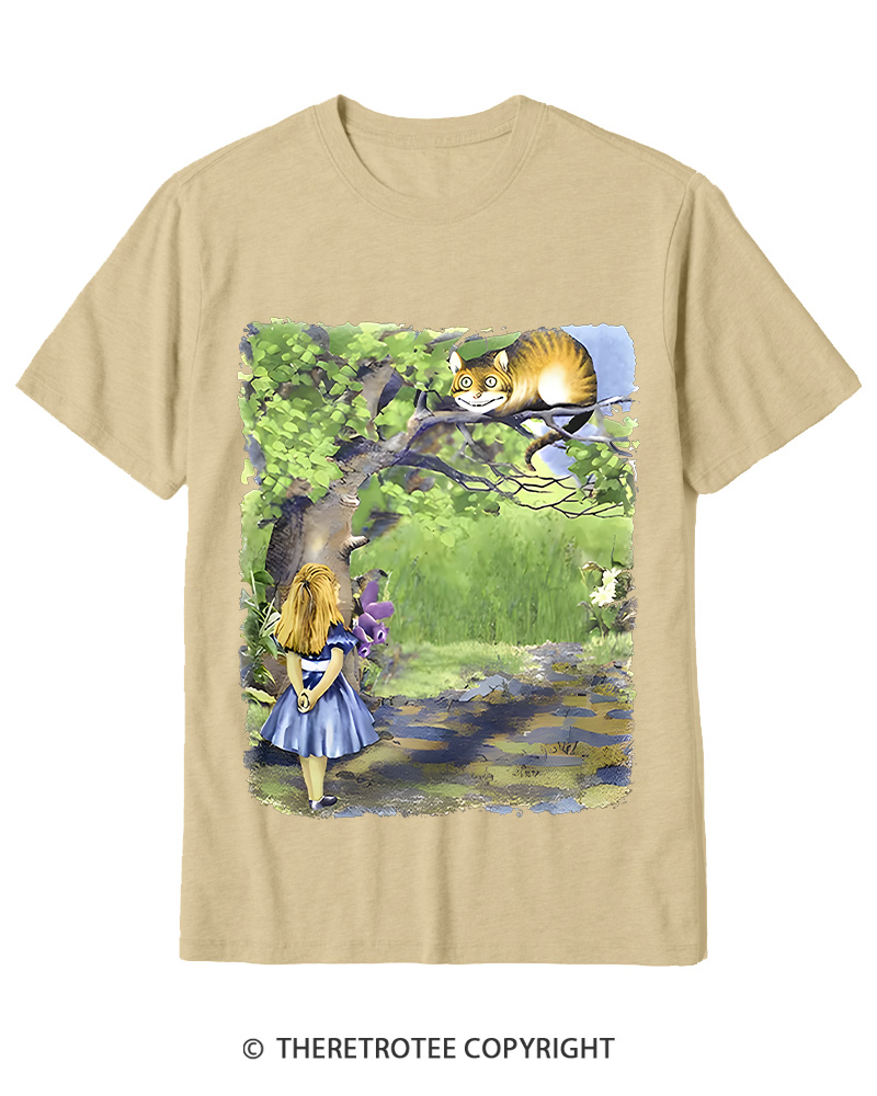 TheRetroTee Down the Rabbit Hole Cotton T-Shirt