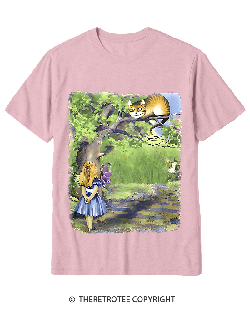 TheRetroTee Down the Rabbit Hole Cotton T-Shirt