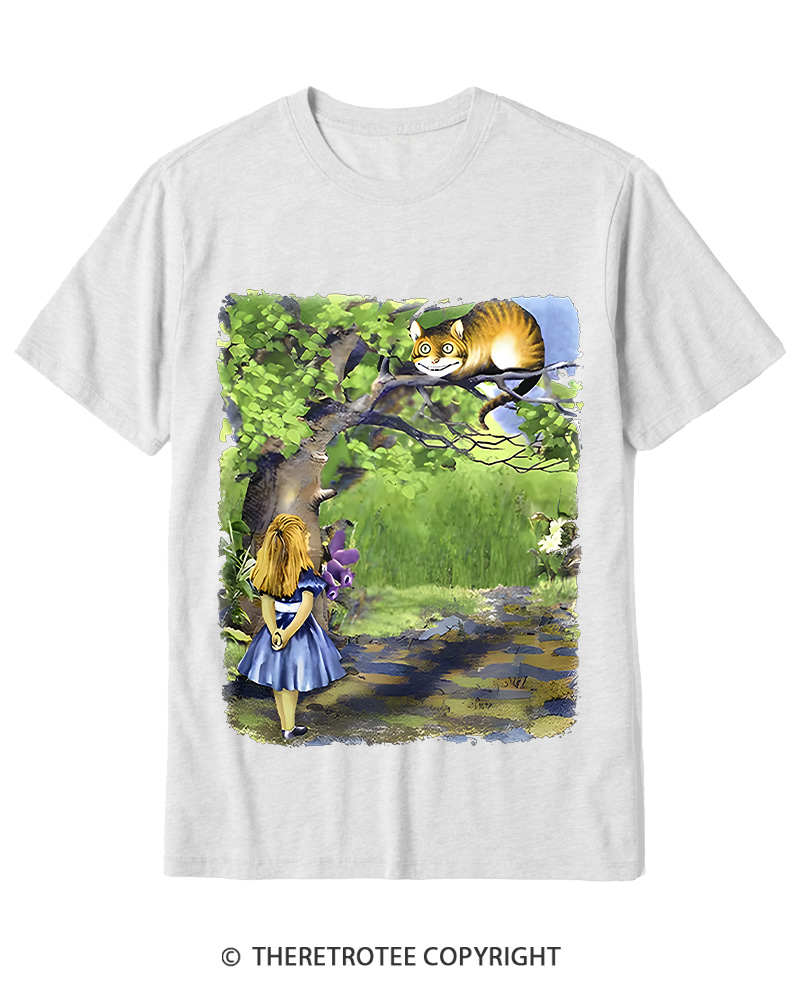 TheRetroTee Down the Rabbit Hole Cotton T-Shirt