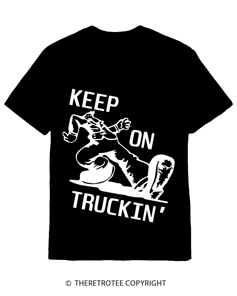 TheRetroTee 1960s Keep On Truckin' Cotton T-Shirt