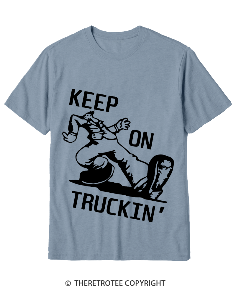 TheRetroTee 1960s Keep On Truckin' Cotton T-Shirt