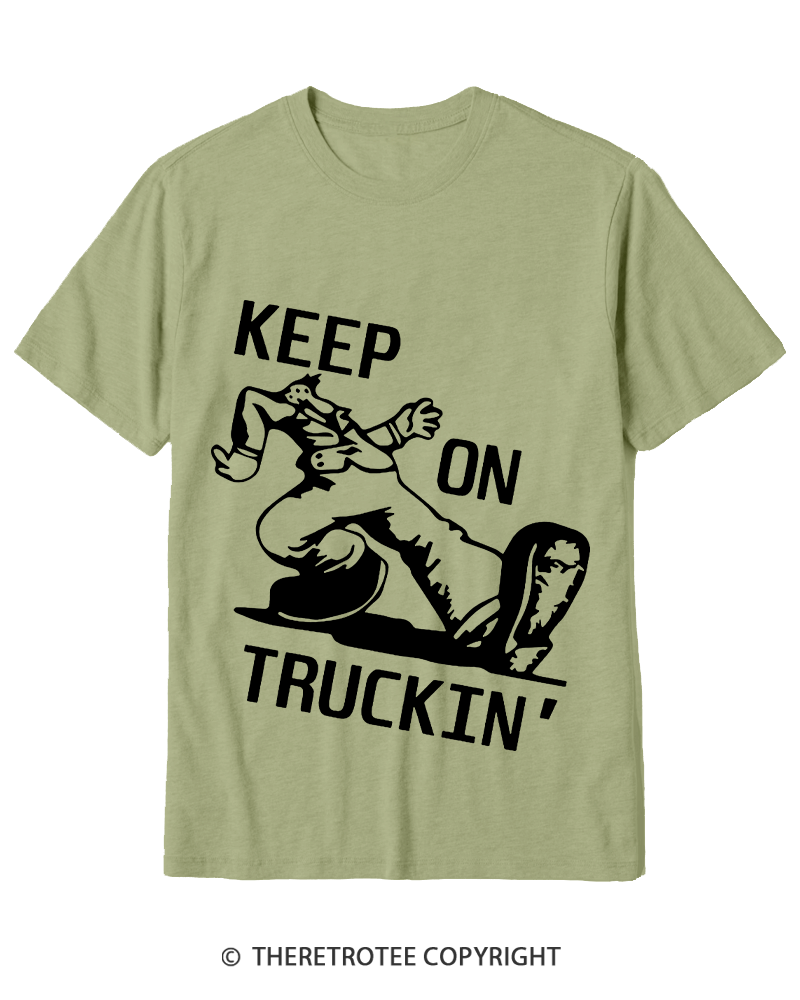 TheRetroTee 1960s Keep On Truckin' Cotton T-Shirt