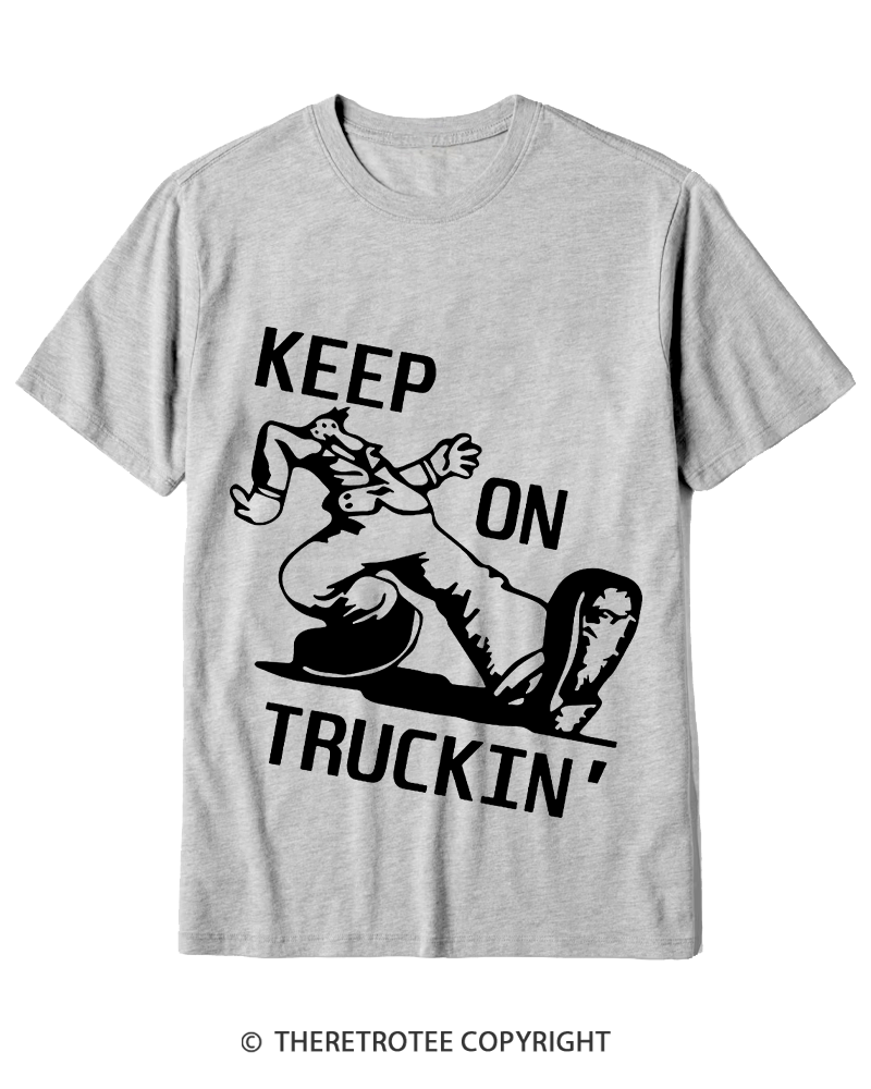 TheRetroTee 1960s Keep On Truckin' Cotton T-Shirt