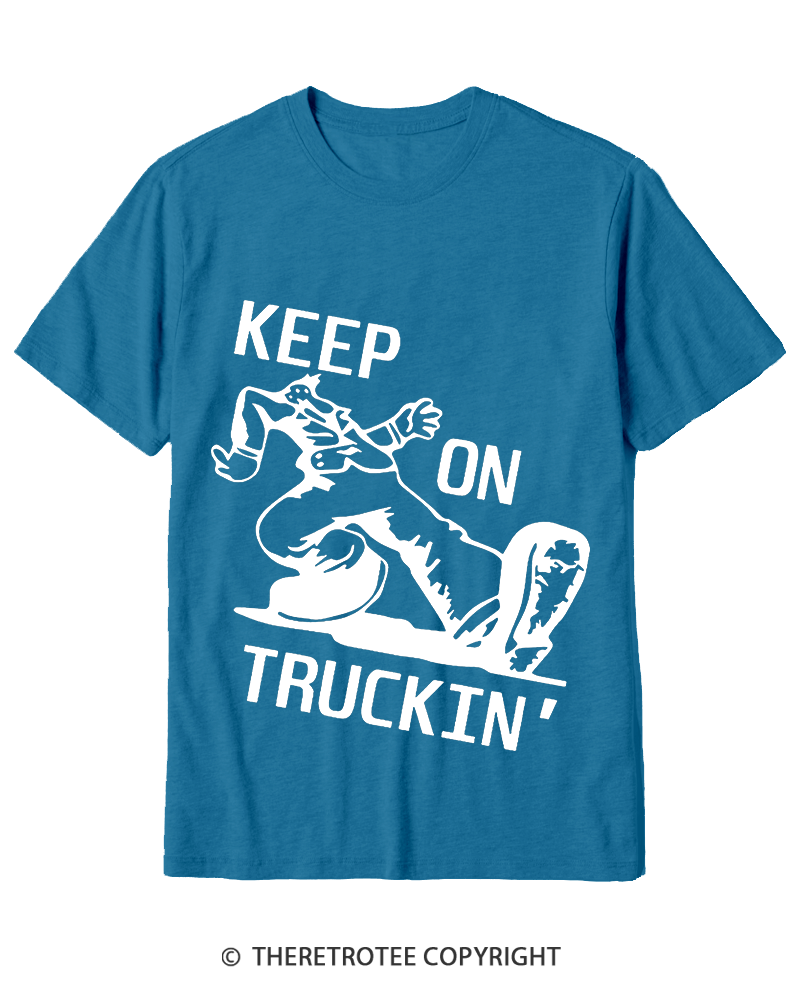 TheRetroTee 1960s Keep On Truckin' Cotton T-Shirt