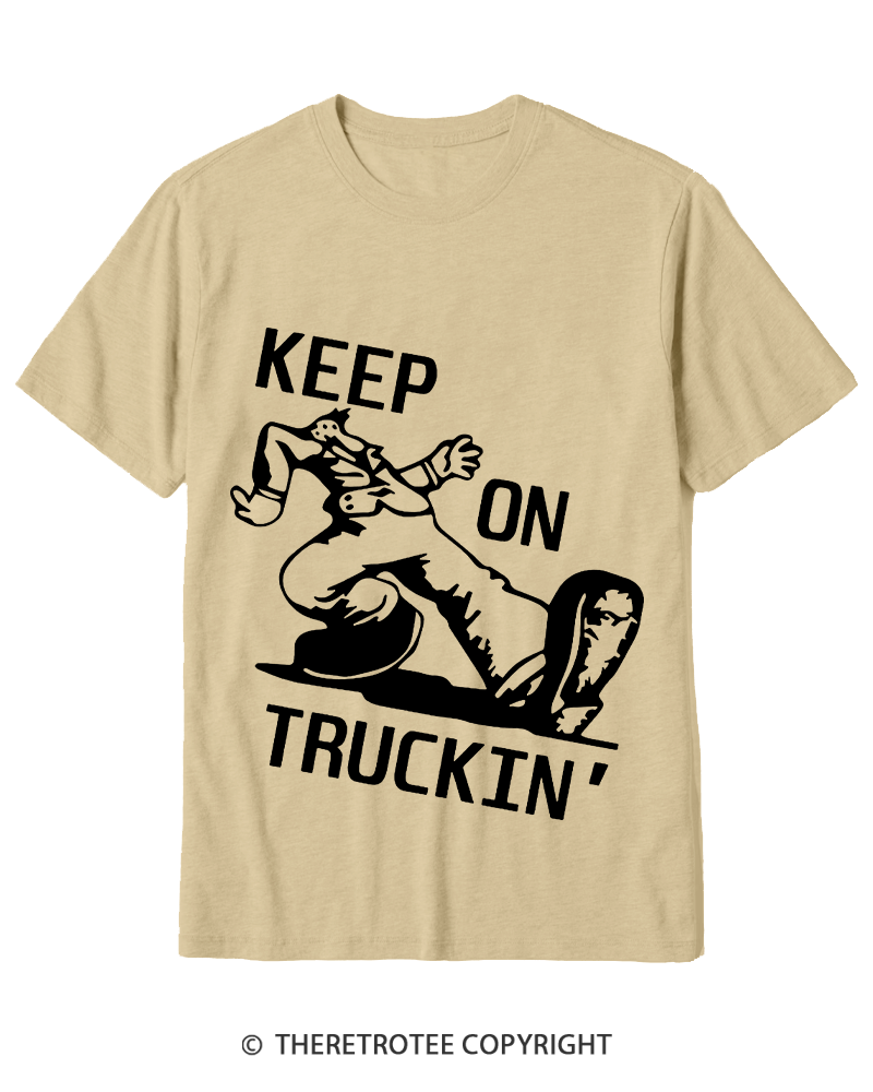 TheRetroTee 1960s Keep On Truckin' Cotton T-Shirt