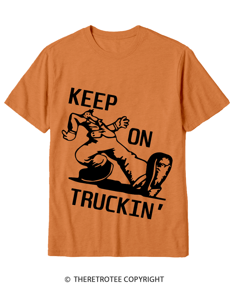 TheRetroTee 1960s Keep On Truckin' Cotton T-Shirt