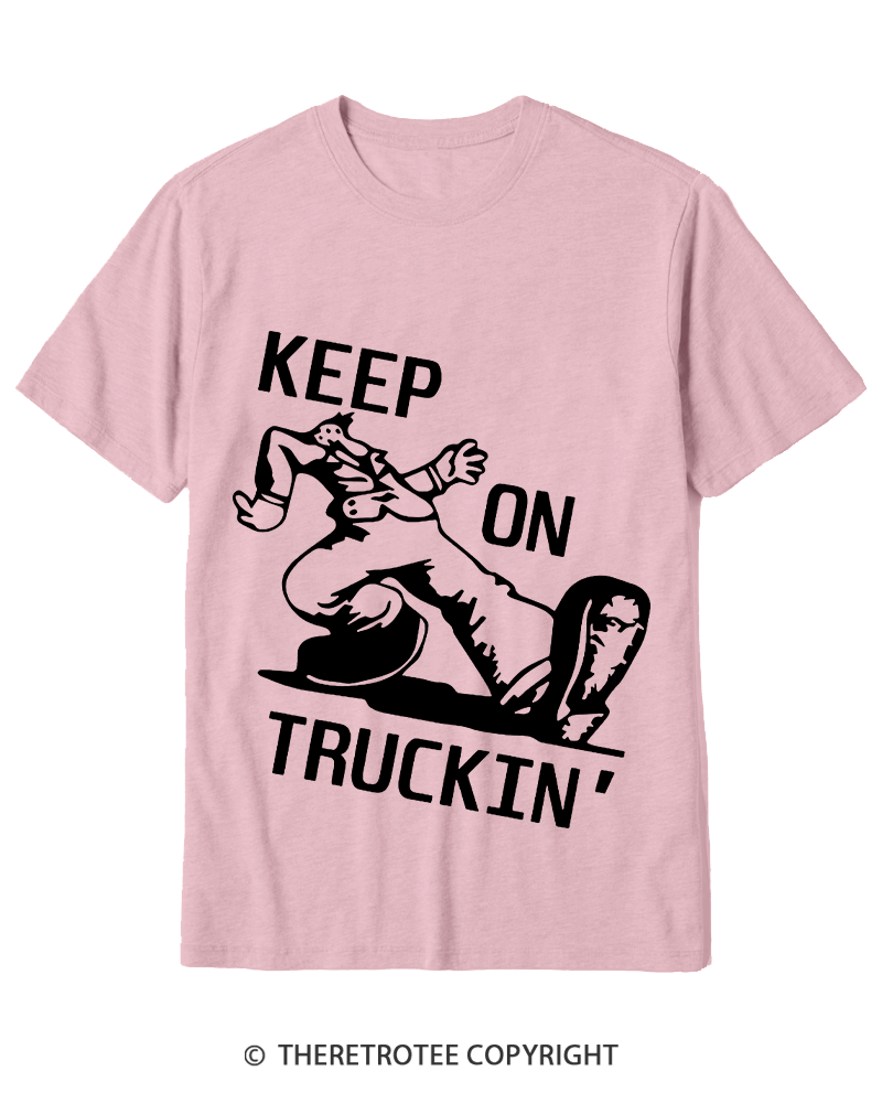 TheRetroTee 1960s Keep On Truckin' Cotton T-Shirt