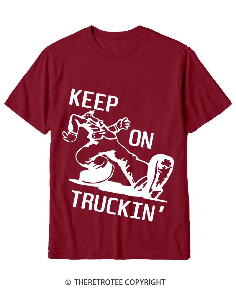 TheRetroTee 1960s Keep On Truckin' Cotton T-Shirt
