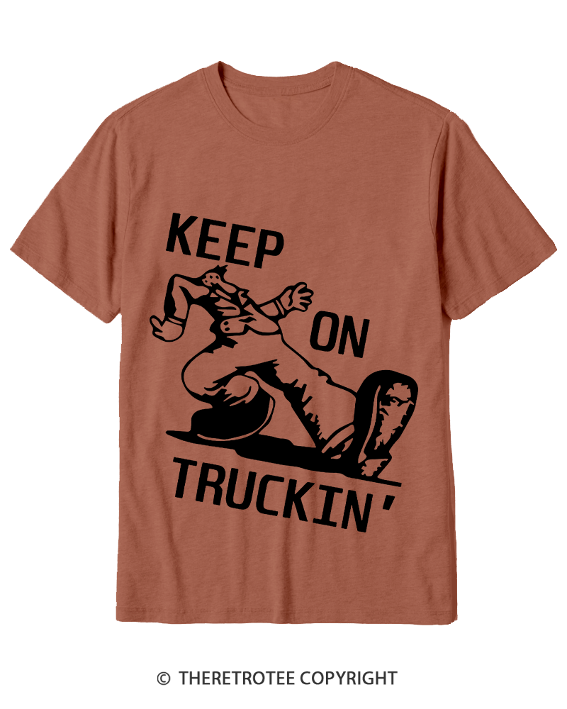 TheRetroTee 1960s Keep On Truckin' Cotton T-Shirt