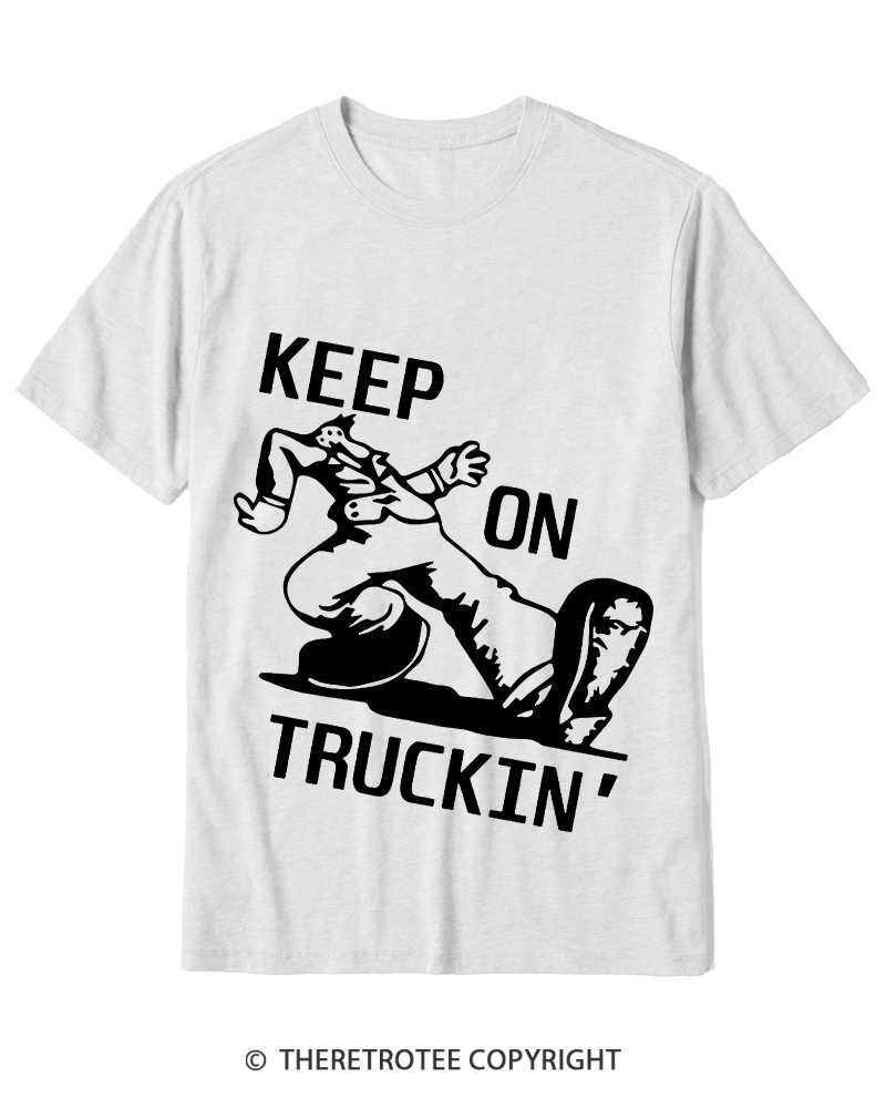 TheRetroTee 1960s Keep On Truckin' Cotton T-Shirt