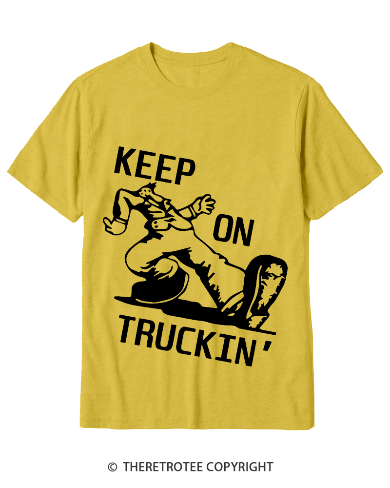 TheRetroTee 1960s Keep On Truckin' Cotton T-Shirt