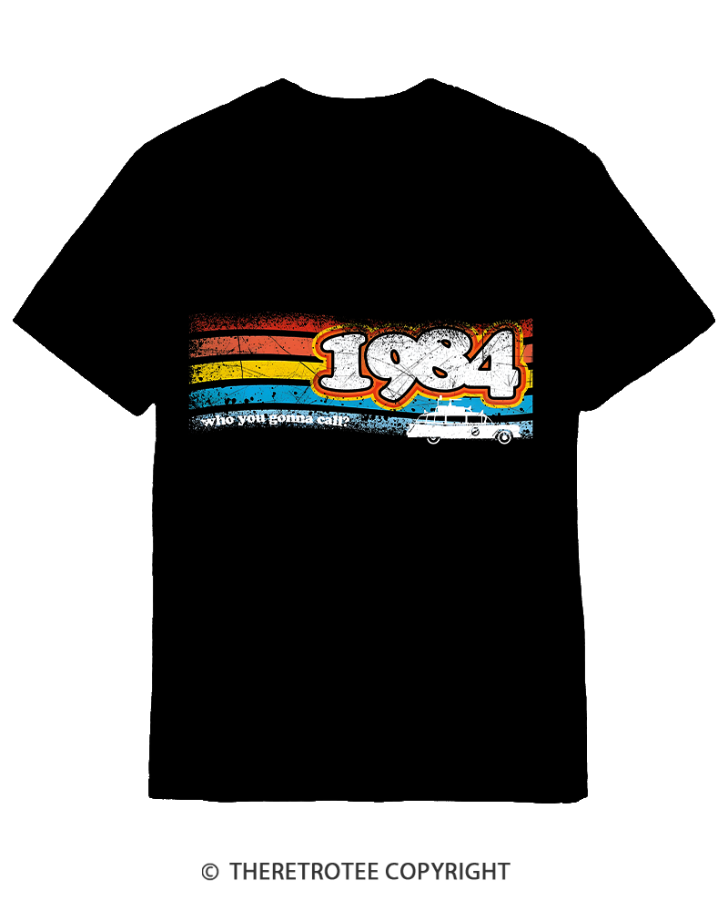TheRetroTee 1984 Buster 1980s Cotton T-Shirt
