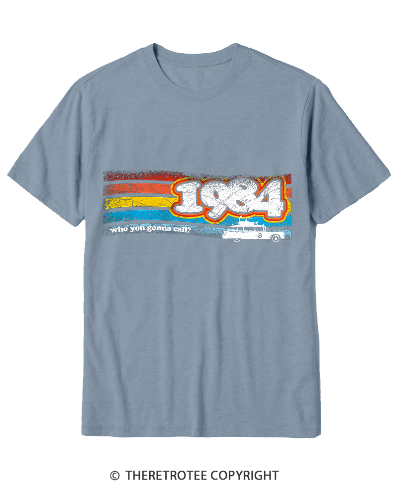 TheRetroTee 1984 Buster 1980s Cotton T-Shirt