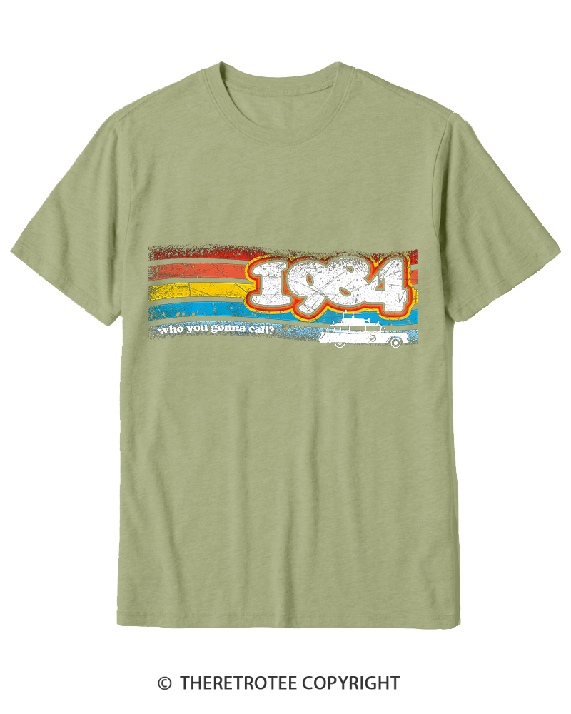 TheRetroTee 1984 Buster 1980s Cotton T-Shirt