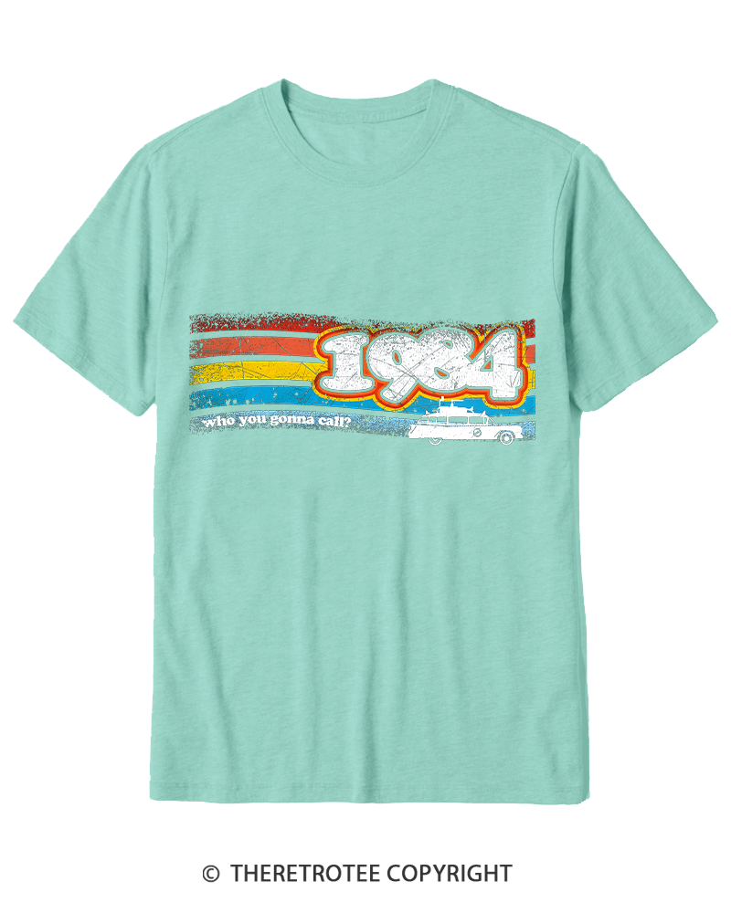 TheRetroTee 1984 Buster 1980s Cotton T-Shirt
