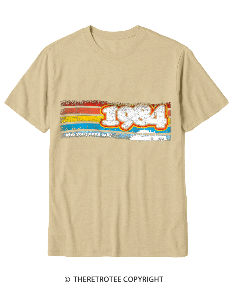 TheRetroTee 1984 Buster 1980s Cotton T-Shirt