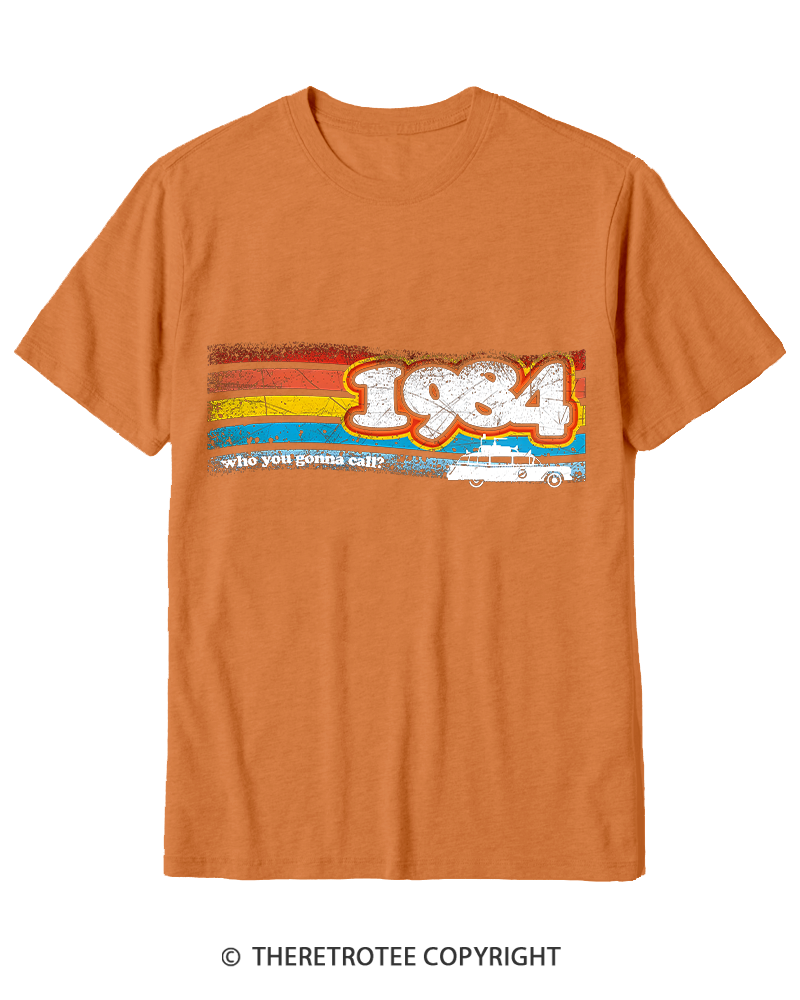 TheRetroTee 1984 Buster 1980s Cotton T-Shirt