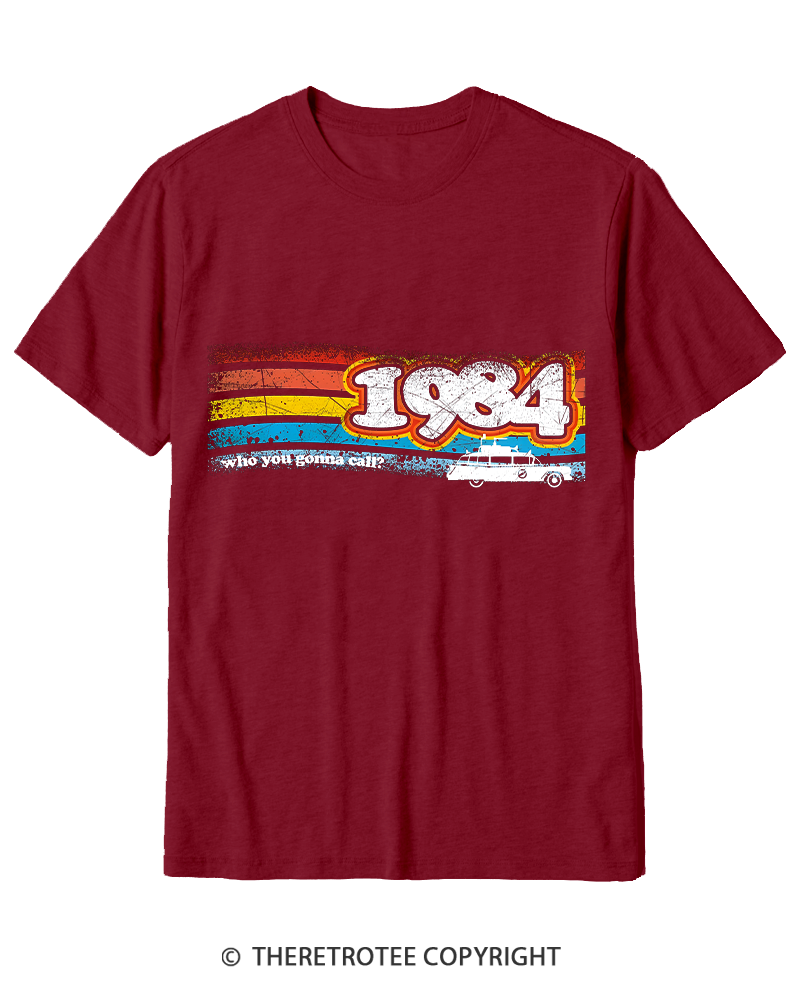 TheRetroTee 1984 Buster 1980s Cotton T-Shirt