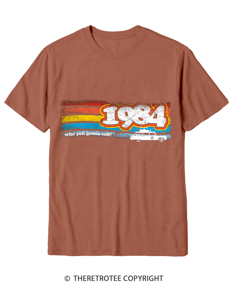 TheRetroTee 1984 Buster 1980s Cotton T-Shirt