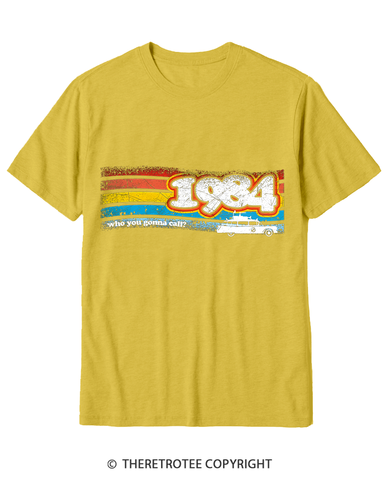 TheRetroTee 1984 Buster 1980s Cotton T-Shirt